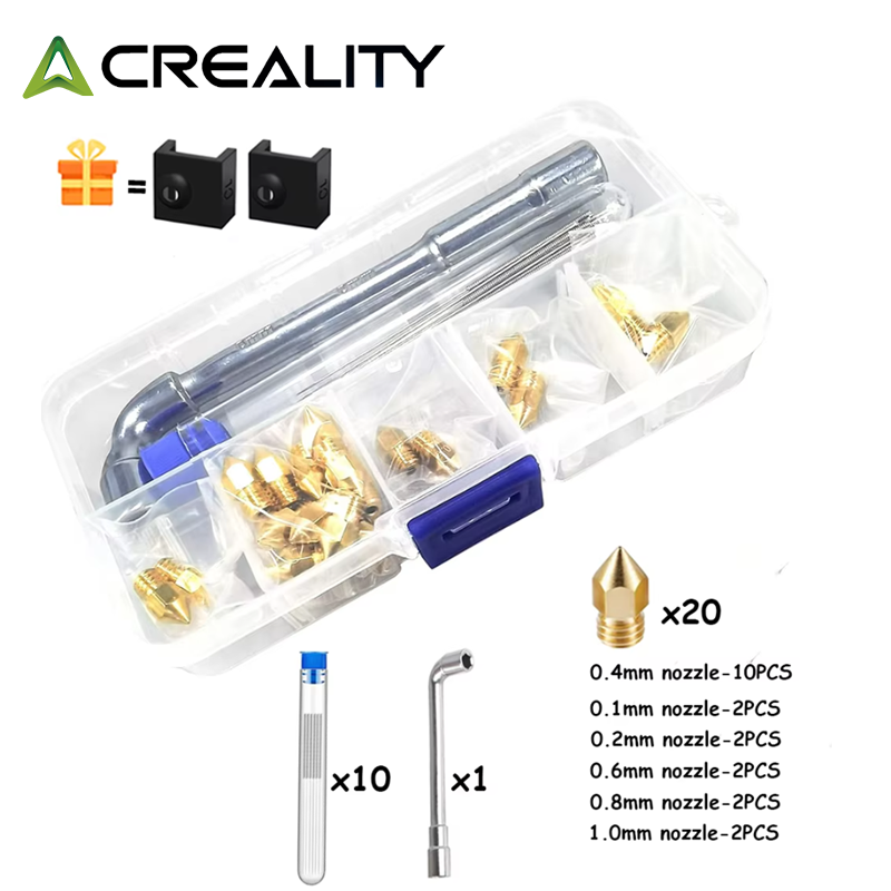 Creality Printer K1 - หัวฉีดทองเหลือง CREALITY 20 ชิ้น รุ่น MK8