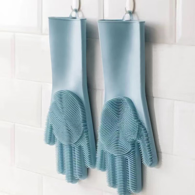 Silicone Tap Washer - ถุงมือซิลิโคนสำหรับล้างจาน, ถุงมือวิเศษ, ทนทาน, ป้องกันการสึกหรอ, ถุงมือยางกันน้ำสำหรับใช้งานพิเศษ