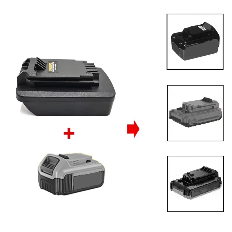 Black+Decker Tool 20V Max - อะแดปเตอร์แบตเตอรี่สำหรับแบตเตอรี่ Dewalt DCB 18/20V แปลงให้ใช้กับ Black&Decker
