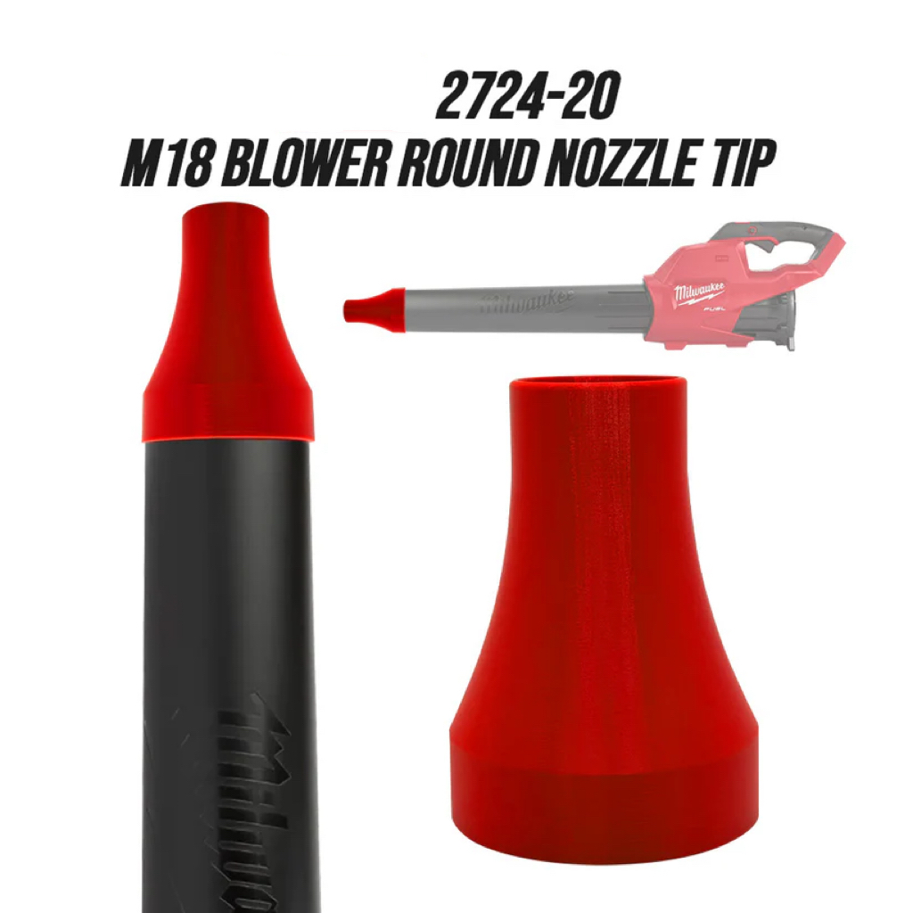 Milwaukee Drill M18 Fuel - หัวฉีดลมทรงกลมที่ใช้ร่วมกับ Milwaukee 2724-20 M18 อะไหล่เปลี่ยนหัวฉีดสำหรับเครื่องมือไฟฟ้า