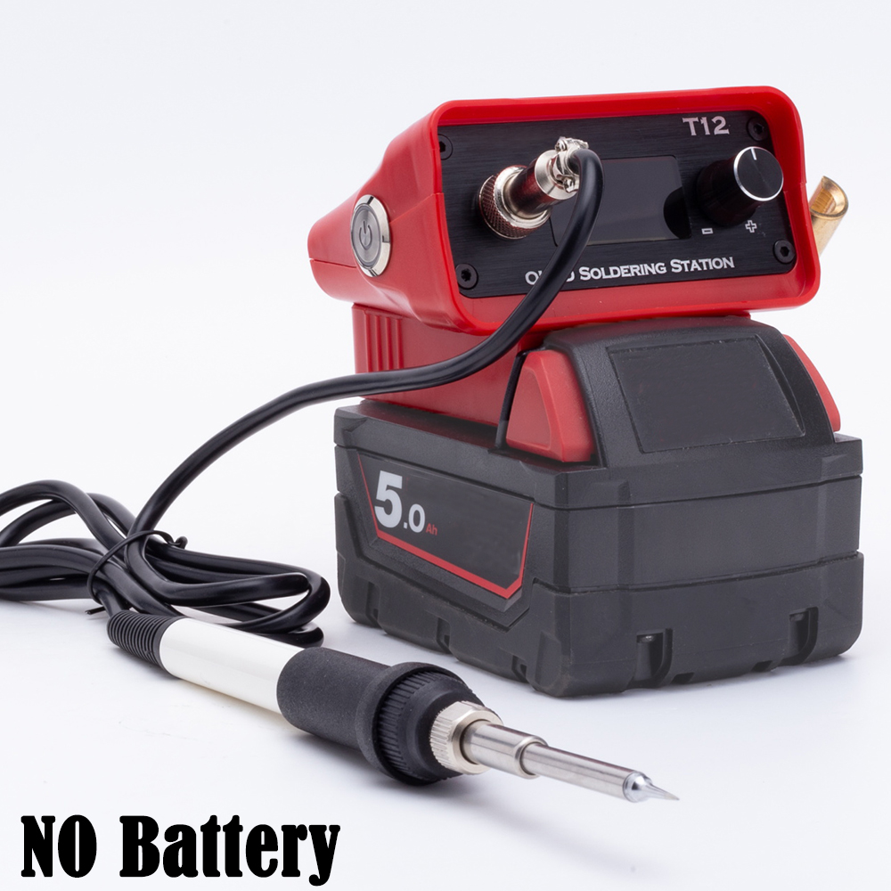 Milwaukee Drill M12 Fuel - ไร้สาย OLED T12 หัวแร้งบัดกรีสําหรับ Milwaukee 18V