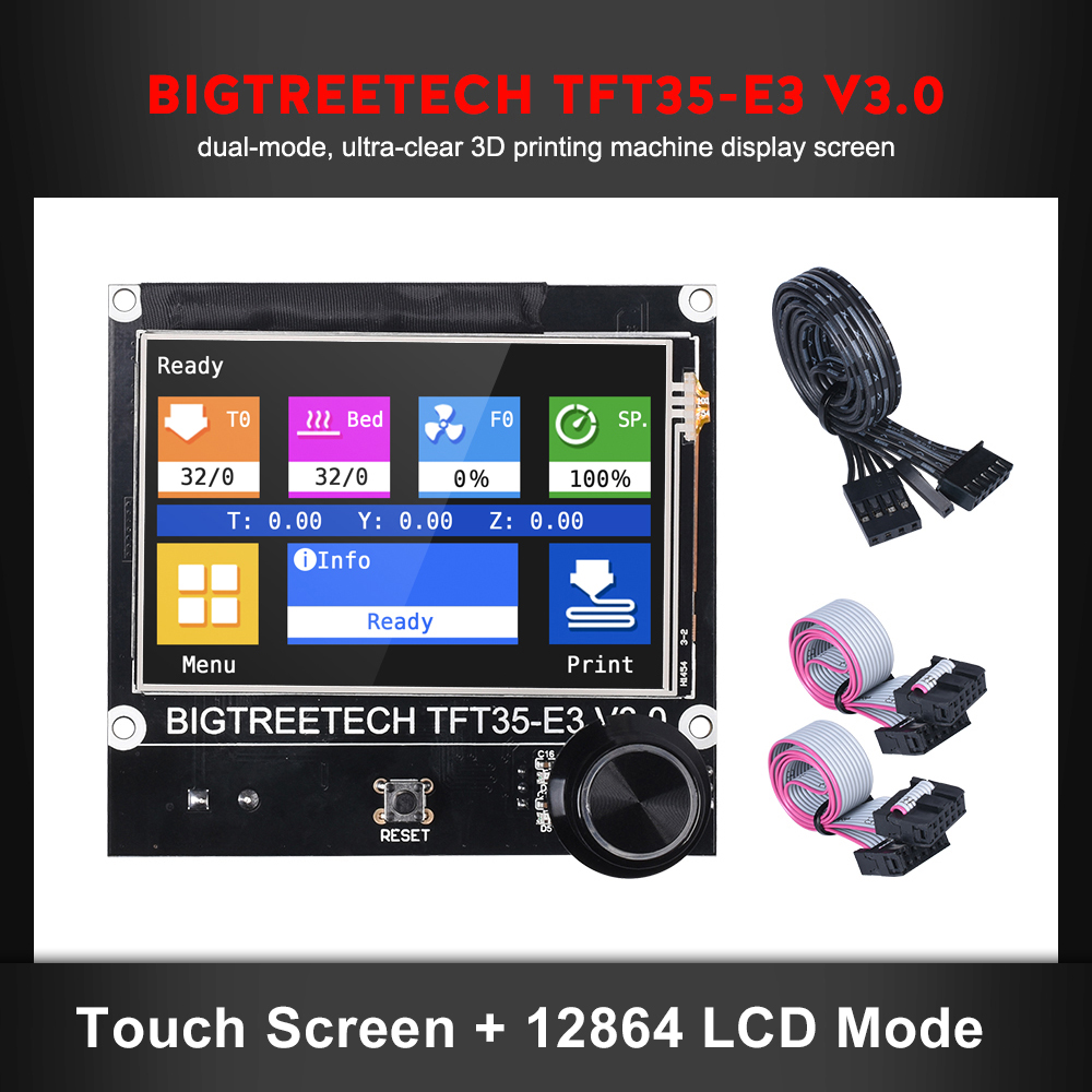หน้าจอ: BIGTREETECH TFT35 E3 V - Creality Printer K1 บทวิจารณ์และราคา