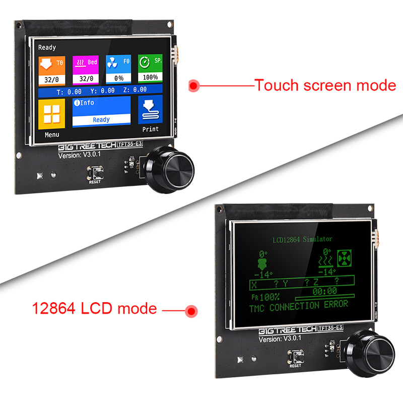 หน้าจอ: BIGTREETECH TFT35 E3 V - Creality Printer K1 บทวิจารณ์และราคา