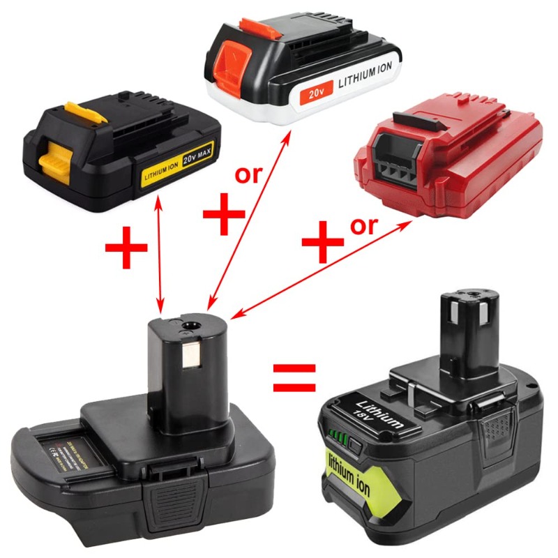 อะแดปเตอร์แบตเตอรี่ ALASICKA ร - Black+Decker Tool Cordless บทวิจารณ์และราคา