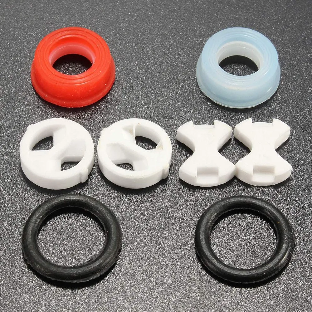8 ชิ้น/เซ็ตแผ่นเซรามิคซิลิโคนเ - Silicone Tap Washer บทวิจารณ์และราคา