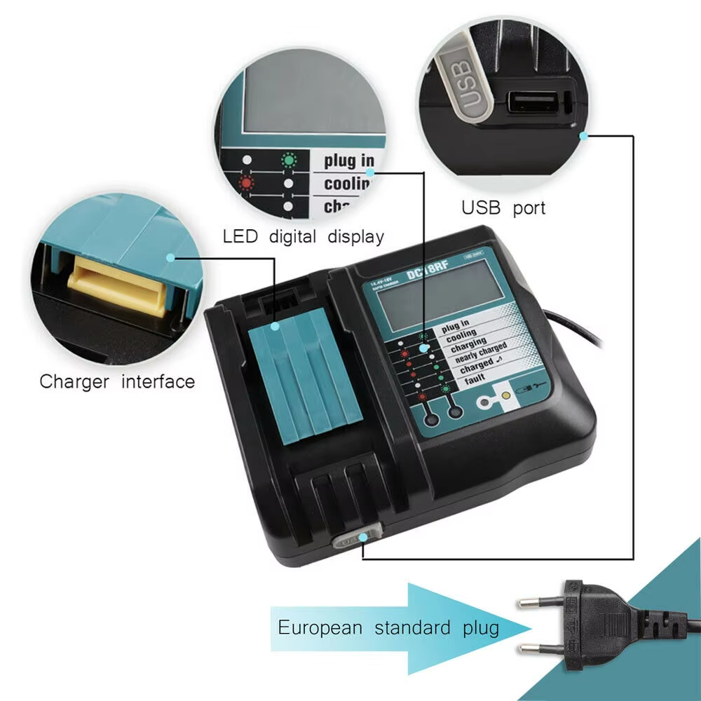 DC18RF Li-Ion Super Fast Charg - Makita Drill Hp1640 บทวิจารณ์และราคา