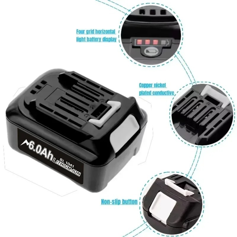 แบตเตอรี่ลิเธียมไอออน 10.8V/12 - Makita Drill Hp1640 บทวิจารณ์และราคา