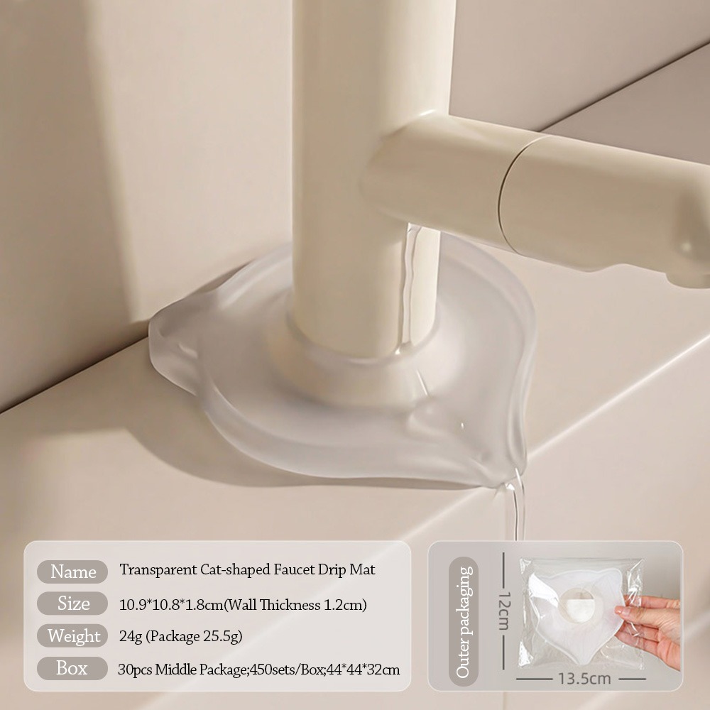 แผ่นรองกันน้ำรูปแมว 2 ชิ้น ซิล - Silicone Tap Washer บทวิจารณ์และราคา