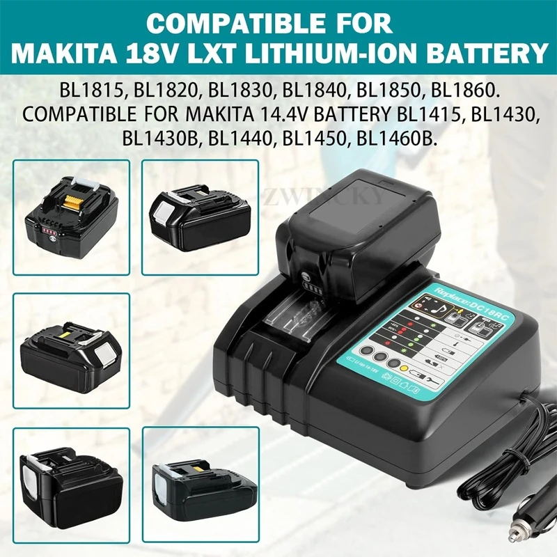 DC18RC Li-Ion แบตเตอรี่ 3A Car - Makita Drill Hp1640 บทวิจารณ์และราคา