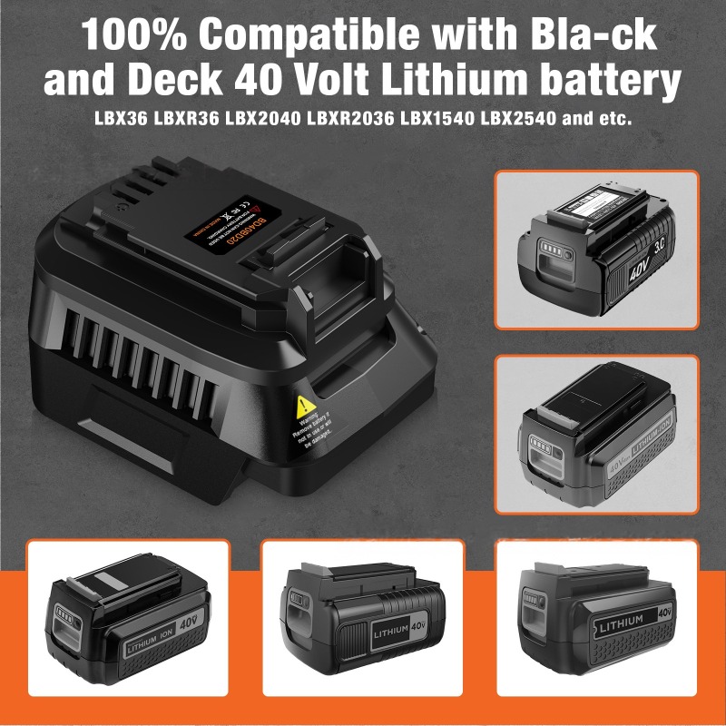 อะแดปเตอร์แบตเตอรี่เครื่องมือ  - Black+Decker Tool Cordless บทวิจารณ์และราคา