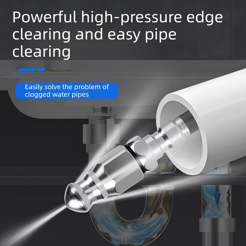หัวฉีดน้ำแรงดันสูงสำหรับทำความ - Drain Pipe Clip บทวิจารณ์และราคา