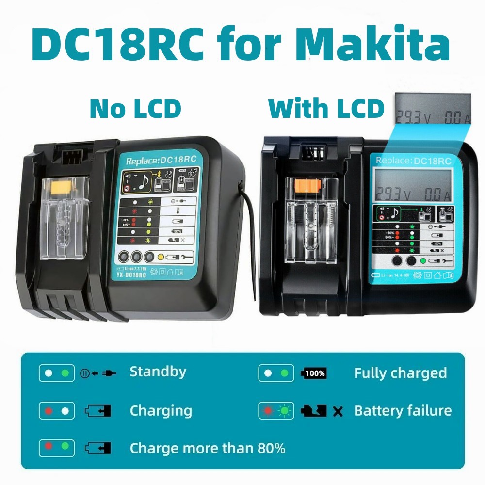 DC18RC แบตเตอรี่ Li-Ion 3A เคร - Makita Drill Hp1640 บทวิจารณ์และราคา