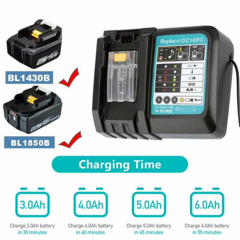 DC18RC แบตเตอรี่ Li-Ion 3A เคร - Makita Drill Hp1640 บทวิจารณ์และราคา