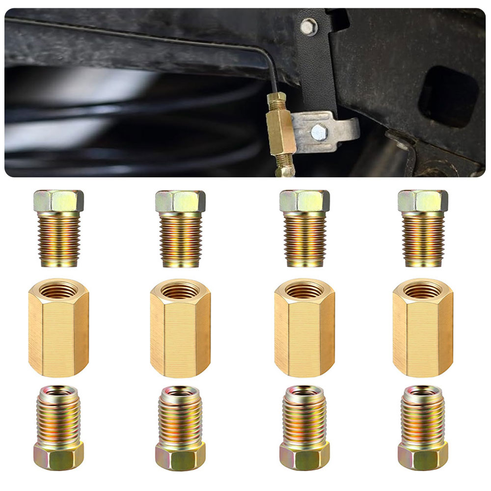 12ชิ้น3/16 (3/8-24กลับหัว) ท่อ - Compression Fitting Brass บทวิจารณ์และราคา