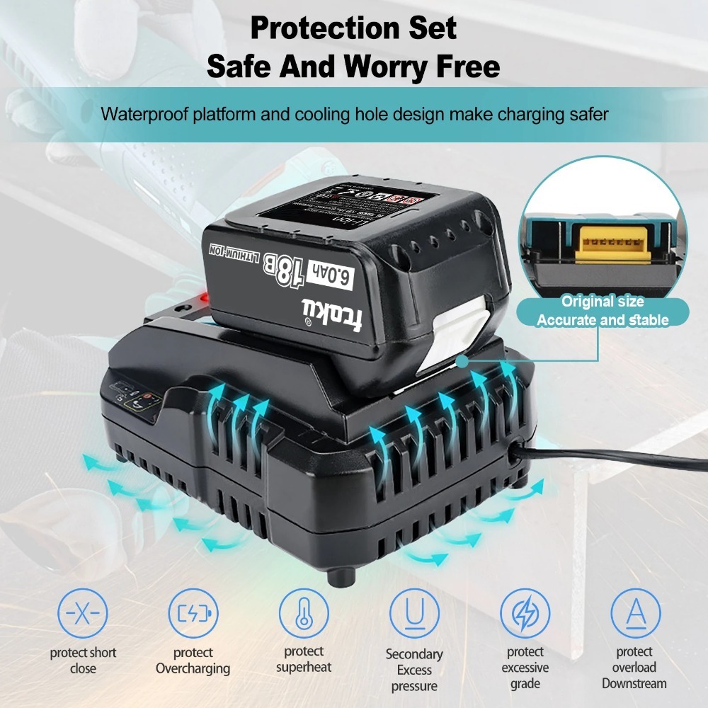 DC18RC Li-Ion แบตเตอรี่ 3A สํา - Makita Drill Hp1640 บทวิจารณ์และราคา
