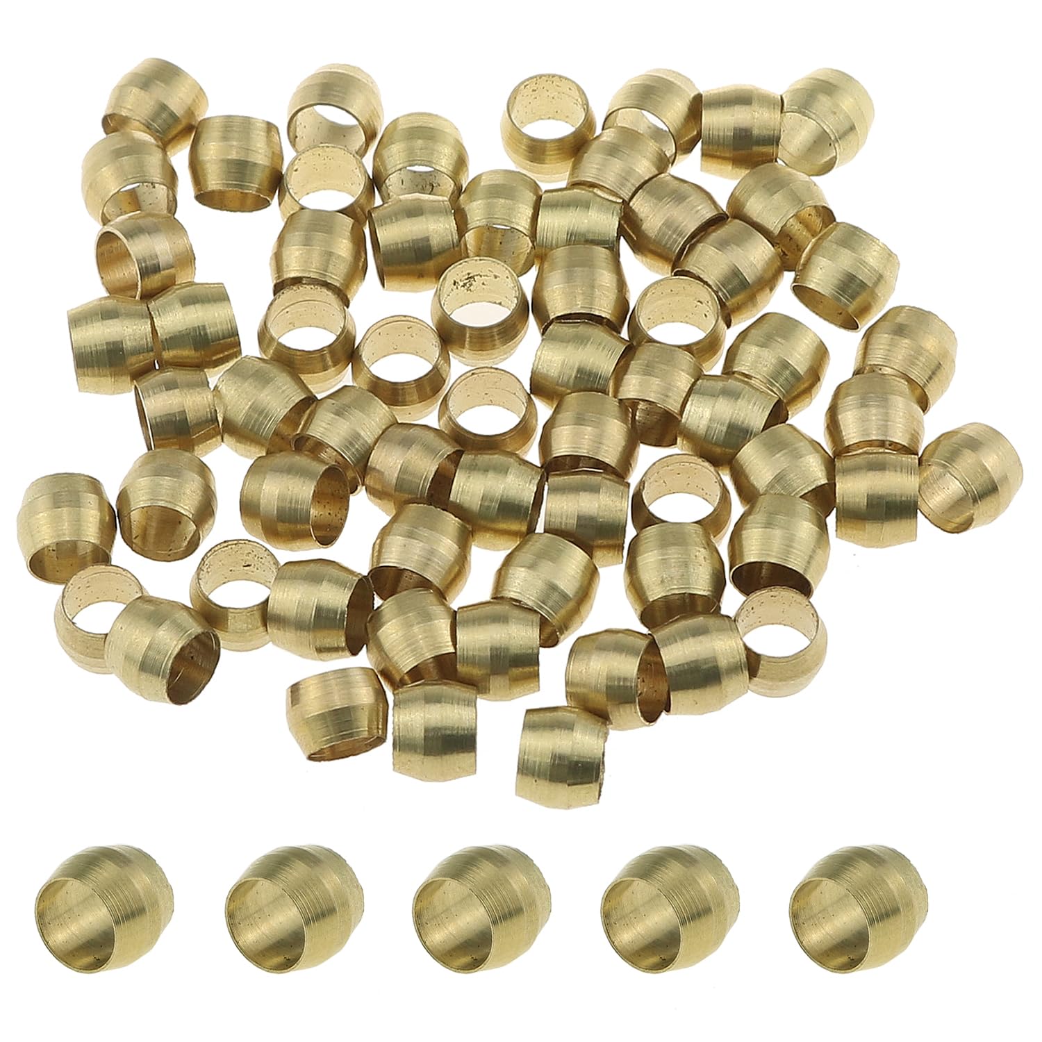 100PCS ทองเหลือง Ferrule แขน F - Compression Fitting Brass บทวิจารณ์และราคา