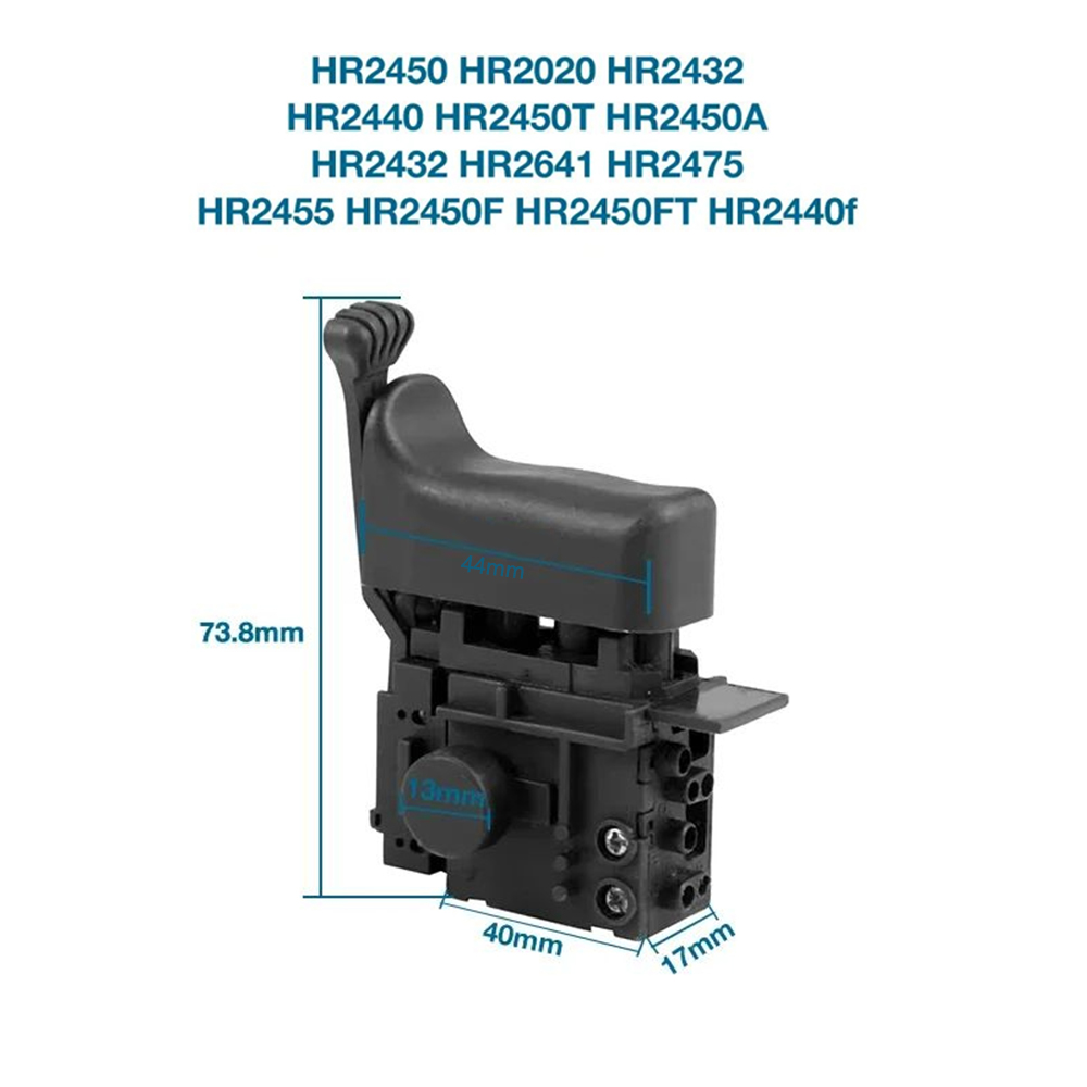 สวิทช์เปลี่ยนสําหรับ MAKITA HR - Makita Drill Hp1640 บทวิจารณ์และราคา