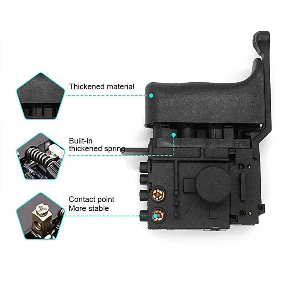 สวิทช์เปลี่ยนสําหรับ MAKITA HR - Makita Drill Hp1640 บทวิจารณ์และราคา