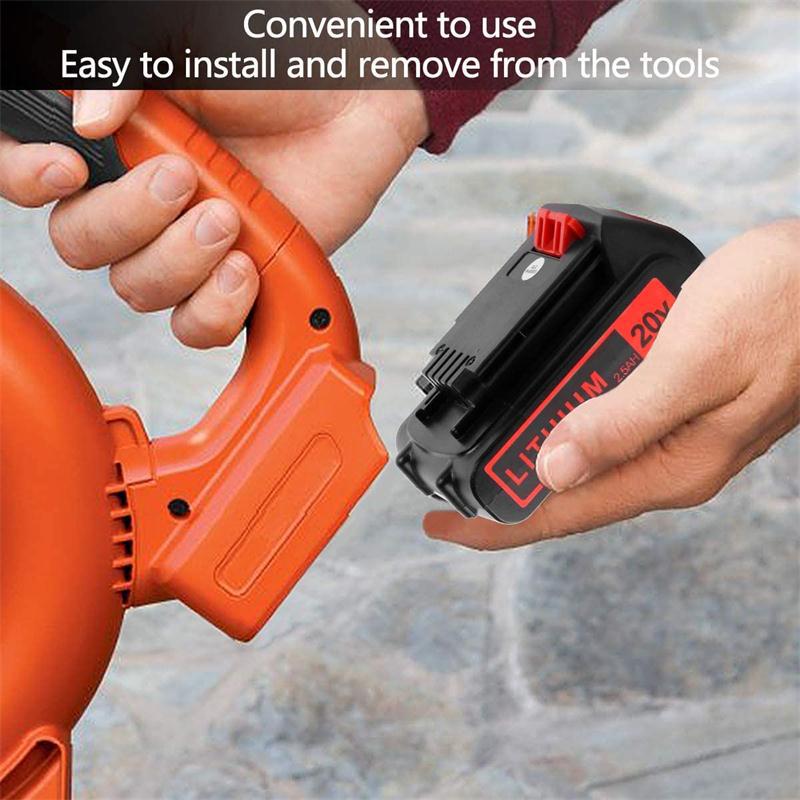 แบตเตอรี่ลิเธียม 3000mAh 20V ส - Black+Decker Tool 20V Max บทวิจารณ์และราคา